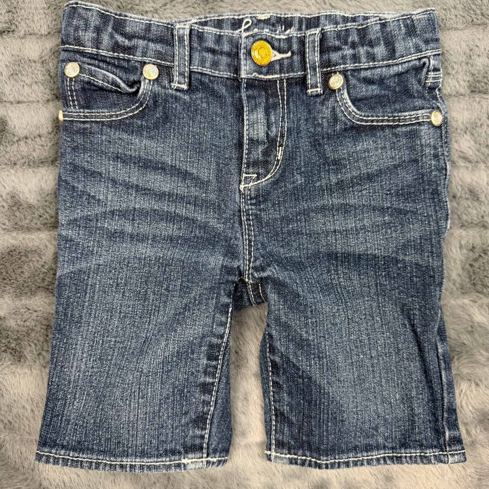 Levis Toddler Girls Dark Wash Denim Bermuda Shorts Size 3T 3819-907 111